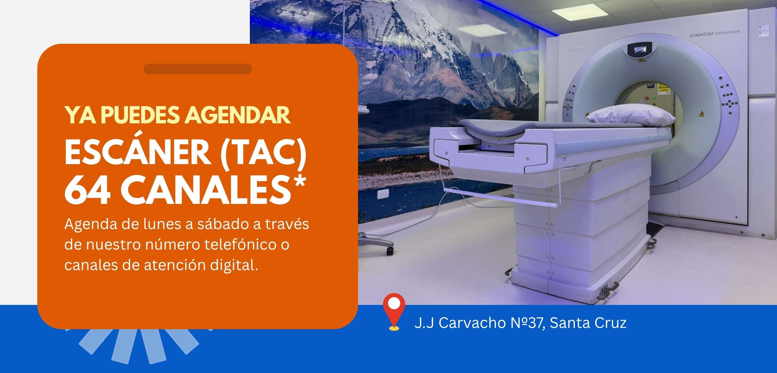 Exámenes escáner tac en Santa Cruz